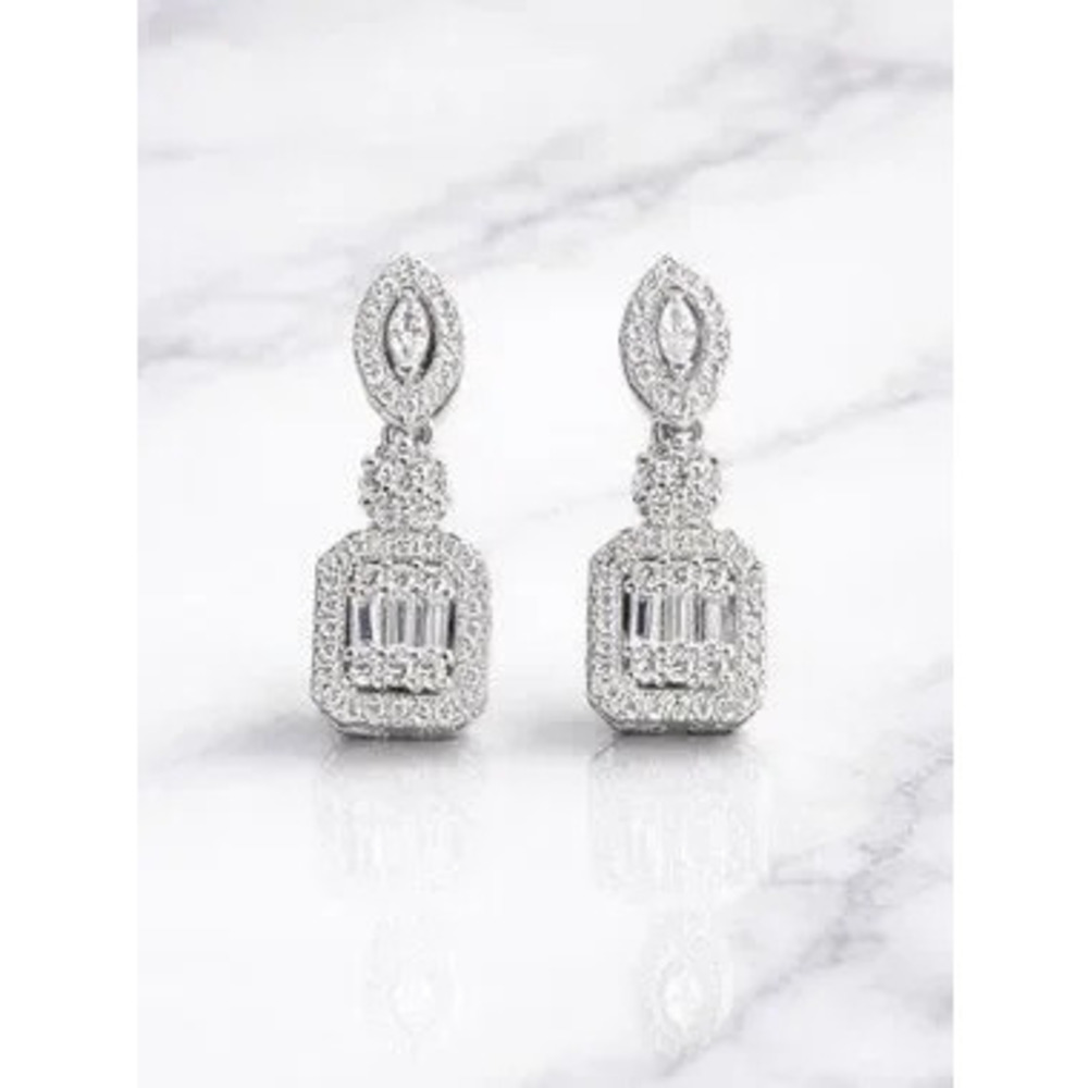 "Rockefeller" Silver Earrings